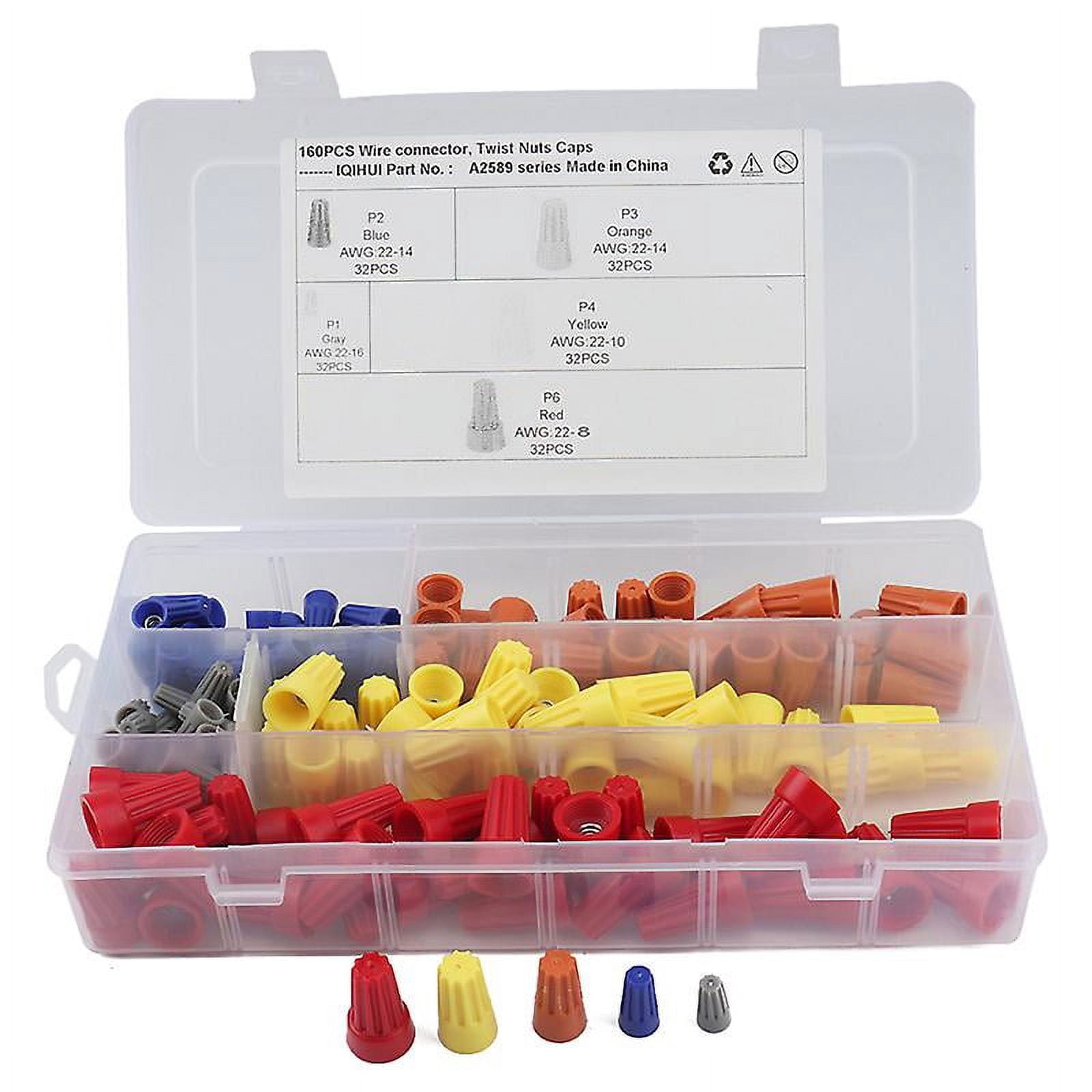 160pcs Electrical Wire Connector