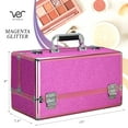 thumbnail image 2 of VER Beauty Makeup Train Case 6 Extendable Trays with Lock and Keys Cosmetic Organizers, 2 of 6