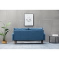 thumbnail image 5 of Kingway Furniture Aurora Velvet Living Room Sofa in Prussian Blue, 5 of 5