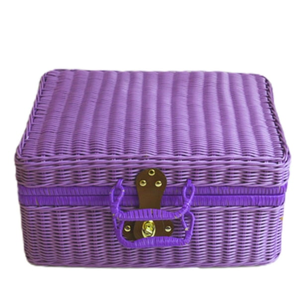 Wicker Picnic Basket With Lid Wicker Picnic Basket With Lid Rattan
