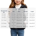 thumbnail image 3 of BLVB Boys Girls Hooded Puffer Vest Winter Lightweight Sleeveless Cute Ears Zipper up Jacket Waistcoat for Kids(Black,10-11 Years), 3 of 9