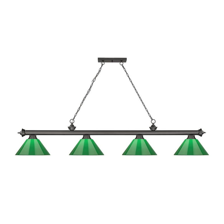 Z Lite 2306-4BRZ-PGR 4 x 60W Cordon Medium Dimmable Billiard Z Lite 2306-4BRZ-PGR 4 x 60W Cordon Medium Dimmable Billiard