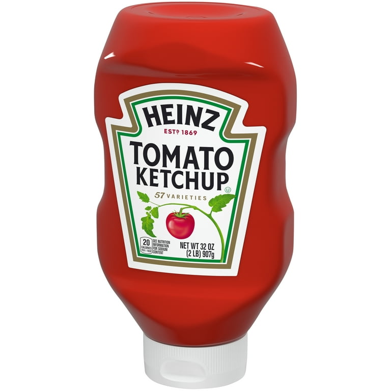 Ketchup aux tomates Heinz – bouteille en verre 