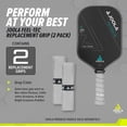 thumbnail image 2 of Empuñadura de repuesto para pickleball JOOLA Feel-Tec Pure Grip, gris, 2 of 6