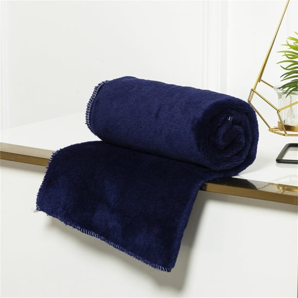 Manta suave de microfibra de forro polar de 100x140cm - manta cálida y peluda para sofá, sofá y cama - lavable a máquina, sin encogimiento - Uso interior y exterior