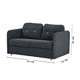 thumbnail image 2 of Sofácama Futón Sillón Reclinable Colchonado Matrimonial Eke, 2 of 5