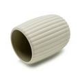 thumbnail image 2 of Mainstays Rubberized Plastic Ribbed Toothbrush Holder, Beige, 2 of 8
