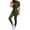 Army Green, variant on LAST CLANCE SALE! Jumpsuits for Women Elegant Short Sleeve Button Down Casual Long Wide Leg Pants with Belt, Beige, 2XL