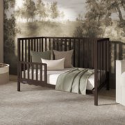 Dream On Me Synergy Wave 5-in-1 Convertible Crib, Chocolate Chip