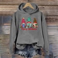 thumbnail image 2 of WEAIXIMIUNG Sweatshirts pour Femmes Col Rond Confortable Hoodie Graphique de Noël Décontracté Festif avec Capuche pour les Fêtes, 2 of 3