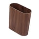 thumbnail image 3 of Cubo de basura, cubo de basura resistente, decorativo, abierto, ahorra espacio, 6 litros, Marrón oscuro, 3 of 9