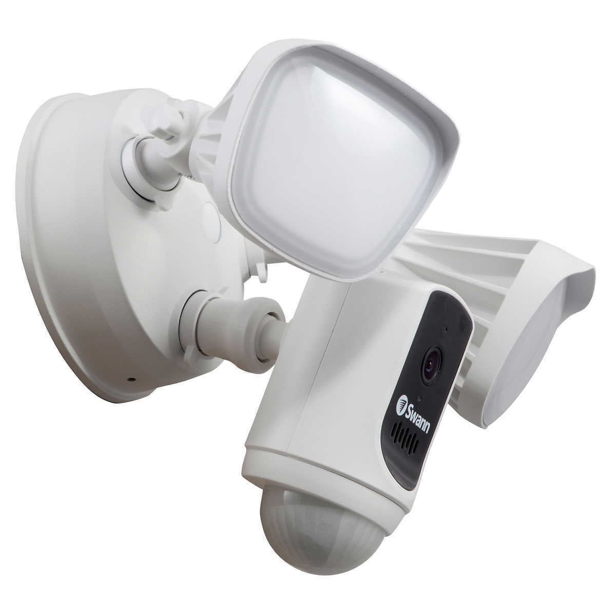 Swann LED Smart Floodlight with Security Camera WHITE FREE SHIPPING
