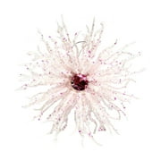 Holiday Time Pink Starburst Christmas Decorative Accent Ornament