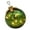 Green, variant on Glass Tabletop Christmas Ornament with LED Lights Glass Ball with Timer Function 6-Inch Light-Up Sphere for Holiday Centerpiece