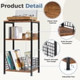 thumbnail image 4 of CONCETTA Record Player Stand, 3 Tier Turntable Table with Vinyl Storage for up to 100 Albums, End Side Table for Living Room Bedroom, 4 of 8