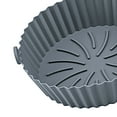 thumbnail image 4 of leaveforme Air Fryer Silicone Pot - Food Safe Air fryers Oven Accessories | Replacement of Flammable Parchment Liner Paper | No More Harsh Cleaning Basket After Using Airfryer, 4 of 6