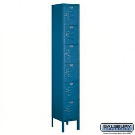 Salsbury Industries Standard Metal Locker - Blue - Assembled