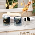 thumbnail image 7 of Wolf in Snow Trees Moonlight Translucent Plastic Cans Storage Canisters with Lid Set of 4, 7 of 7