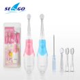 thumbnail image 2 of Cepillo de dientes Seago para niños Sonic Clean Teeth con cepillo suave para niños IPX7 resistente al agua con cabezales de cepillo adicionales, 2 of 5