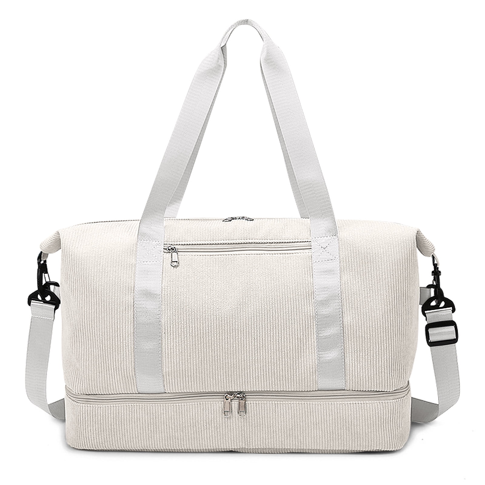 Gynky Travel Duffel Weekender Bags for Women Carry on Large Tote Sport Duffle Hospital Gym Bag for Labor and Delivery Overnight Luggage with Shoe Compartment Trolley Sleeve Wet Pocket