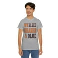thumbnail image 7 of DJH Apparel | We Bleed Orange / (Navy) Blue Unisex Heavy Cotton Tee, 7 of 7