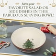 thumbnail image 5 of Spode Christmas Tree 10-Inch Salad Bowl - Porcelain Serving Bowl for Salad, Pasta, Holiday Dishes - Classic Christmas Tableware with Rustic Tartan Plaid Design - Microwave, Dishwasher, Freezer Safe, 5 of 7
