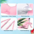 thumbnail image 4 of CNKOO Girls‘ Swimsuits - Palm Trees Two Piece Tankinis with Padded Cups & Adjustable Straps, 4 of 9