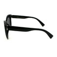 thumbnail image 2 of Polarized Womens Classic 90s Large Cat Eye Plastic Fashion Sunglasses All Black, 2 of 4