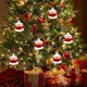 thumbnail image 4 of Adornos navideños Tarjeta de listado irregular de madera de Navidad Decoración de árbol de Navidad de madera Wmkox8yii gf6649, 4 of 8