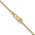 thumbnail image 3 of Primal Gold 14 Karat Yellow Gold 1mm Round Open Link Cable Chain Necklace, 3 of 4
