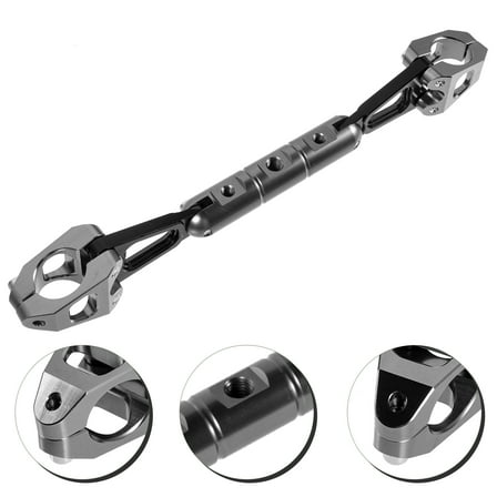 LEORX Cycling Balance Bar Aluminum Alloy Black for Bike Enthusiasts 1Set