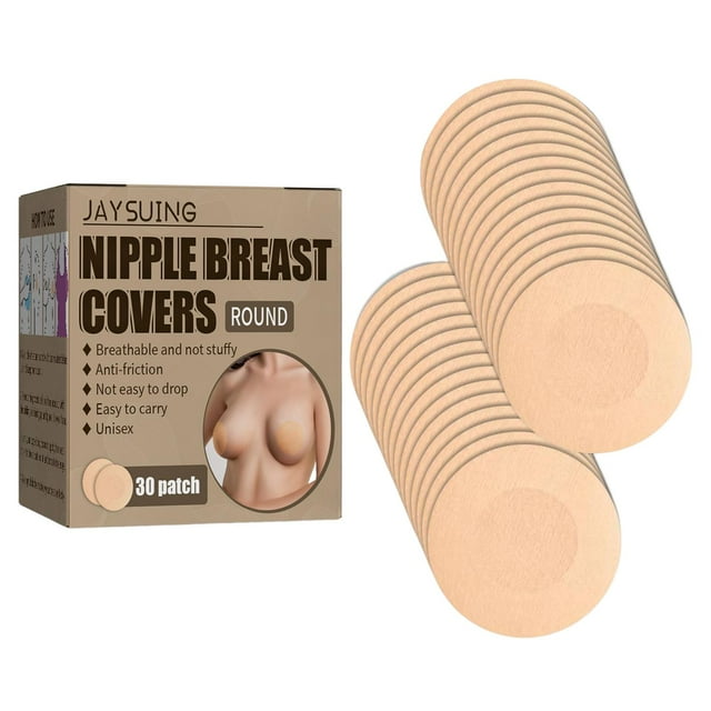 30 piezas de cubiertas de pecho auto invisibles transpirables empanadas de pecho discretas para vestido de noche traje de baño camisas mujeres hombres Yinane Cubierta de empanadas de pecho