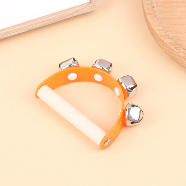 Orff Musical Instruments Wooden Baby Children's Educational Toys For Toddler Early Education Toys Color Semicircle Hand Bells He Qiyong unisex