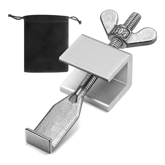 Upgraded Portable Door Lock, Heavy Duty Metal Door Locker for Extra Home Security, Adjustable Travel Door Security