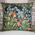 thumbnail image 3 of STPgoods Tulips William Morris Tapestry Throw Pillow with Insert 18x18" (45x45 cm) Decorative Couch and Sofa Cushion for Living Room Bedroom Square Pillowcase, 3 of 9