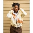 thumbnail image 2 of Chaqueta con estampado de letras coloridas de estilo callejero europeo y americano para mujer, sudadera con capucha informal con cremallera estilo hip hop gótico Y2k Harajuku, 2 of 6