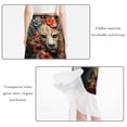 thumbnail image 2 of Floral Animal Chiffon Summer Beach Dresses for Women, Lightweight and Stylish Summer Dresses, 2 of 6