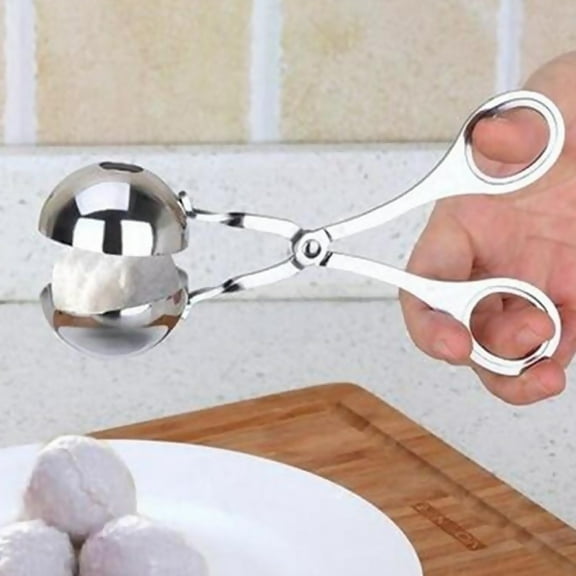Scoop Meatballs Stainless Steel Tongs Kitchen Tool for Heat Resistant