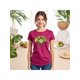 thumbnail image 1 of Playera Blusa De KIWI – Estilo Tropical que Te Llena de Vida Ropa Para Mujer Color Rosa Dorado Talla Grande Marca Emil SaEs, 1 of 4