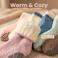 thumbnail image 7 of TRANSLINK 6 Packs Womens Fuzzy Socks Non Slip Warm Cozy Winter Slipper Socks Gift Size 5-9, 7 of 7