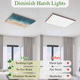 thumbnail image 5 of Teal Coastal Magnetic Fluorescent Light Covers for Ceiling Lights 2 x 4 Feet, Summer Beach Nautical Saeside Office Classroom Kitchen Drop Ceiling Light Covers Lighting Filters Shade Panel 4 Packs, 5 of 9