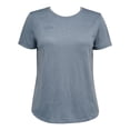 thumbnail image 1 of Playera Umbro Para Mujer, Deportiva De Manga Corta Talla G Color Gris, 1 of 4