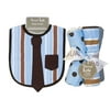 Trend Lab Dress Up Necktie Bib and Burp Cloth Set - Max