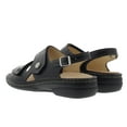 thumbnail image 2 of Finn Comfort Womens 2560 Milos Nappaseda Leather Black Sandals - 6.5 US, 2 of 4