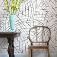 thumbnail image 3 of NuWallpaper Black Imprint Vinyl Peel And Stick Wallpaper, 216-in by 20.5-in, 30.75 sq. ft., 3 of 9