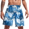thumbnail image 1 of Men's Summer Casual Swim Trunks American Flag Beach Shorts, 1 of 4