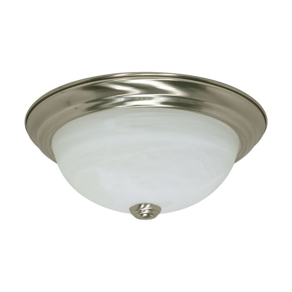 60/197-Nuvo Lighting-Two Light Flush Mount-11.375 Inches Wide by 4.875 Inches High