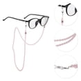 thumbnail image 3 of Unique Bargains 1 Pc Eyeglass Chain Glasses Chain Imitation Pearl Pattern 75cm L Pink, 3 of 5