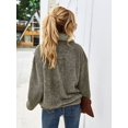 thumbnail image 4 of REDHOTYPE Women's Button Long Sleeve Brushed Jacket Coats with Pockets, 4 of 5