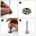 thumbnail image 7 of Walbest Elastic Door Stopper Compact Stainless Steel Anti-Impact Spring Door Stop for Bedroom, 1 Piece, 7 of 7